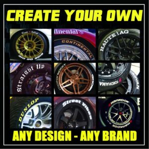 CUSTOM TIRE STICKERS